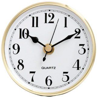 4 1/2" White Arabic Clock Insert   Wall Clocks
