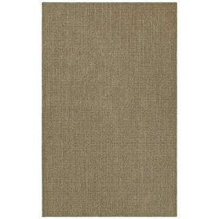 Shaw Living Rattan 5 ft x 8 ft Rectangular Multicolor Solid Area Rug