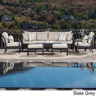 Rst Brands Astoria Outdoor 8 piece Sofa And Club Chair Set Grey Size 8 Piece Sets