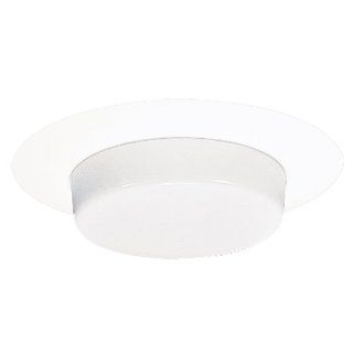Halo Recessed 71P 6 Inch Trim with Drop Opal Lens, White   Decorative Ceiling Medallions  