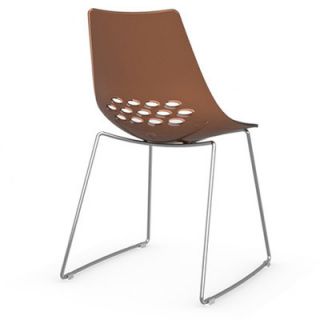 Calligaris Jam Sled Base Chair CS/1030_P77_P Finish White / Transparent Orange
