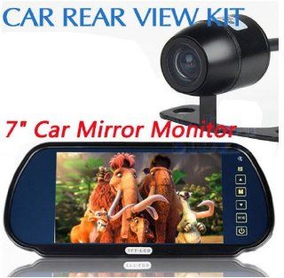BW� New 7 inch LCD Mirror Monitor Car Reverse Rear View Parking System with IR Night Reversing Camera  Installation Services 