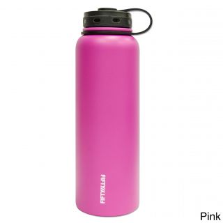 Fifty/fifty 40 ounce Double Wall Vacuum Insulated Stainless Steel Water Bottle