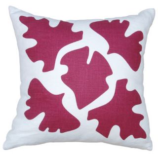Balanced Design Hand Printed Shade Pillow LSH Color Red