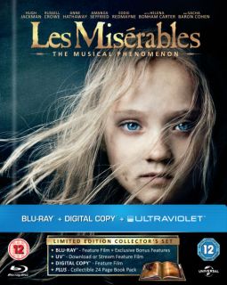 Les Miserables   Limited Edition DigiBook (Includes Digital and UltraViolet Copies)      Blu ray