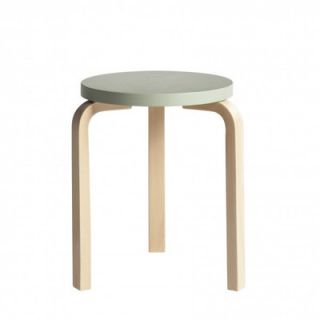 Artek 17.3 60 Bar Stool 71 Color Green Lacquered