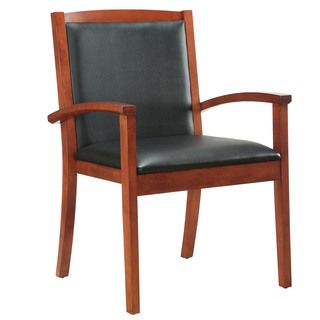 Bently Cognac Frame Upholstered Guest Chair