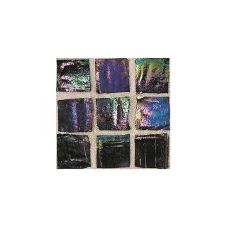 American Olean 12 in x 12 in Solare Lava Rock Glass Wall Tile