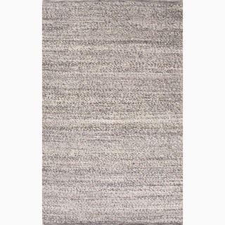 Handmade Ecofriendly Gray Wool Area Rug (5 X 8)