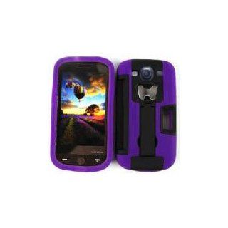 Cell Armor I747 NOV I02 DPG Hybrid Novelty Case for Samsung Galaxy S III I747   Retail Packaging   Purple/Black Cell Phones & Accessories