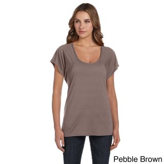 Bella Womens Flowy Raglan T shirt Brown Size XXL (18)