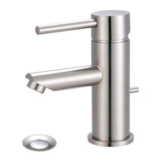 Pioneer Industries Motegi Brushed Nickel 1 Handle Single Hole WaterSense Bathroom Sink Faucet (Drain Included)