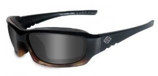 Harley Davidson HD Gem Smoke Grey Lenses Dark Tortoise Fade Frame Sunglasses Clothing