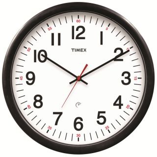 Timex 5 year Set And Forget 14.5 inch Wall Clock