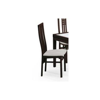 Domitalia Scala Dining Chair SCALA Finish Walnut, Upholstery Toulouse Black