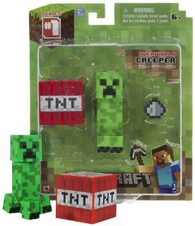 Overworld Creeper ~2.6" Minecraft Mini Fully Articulated Action Figure Pack Toys & Games