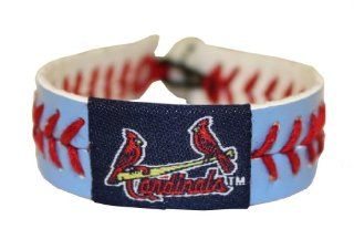 MLB St. Louis Cardinals 1982 Retro Secondary Logo Team Color Baseball Bracelet  Sports Fan Bracelets  Sports & Outdoors