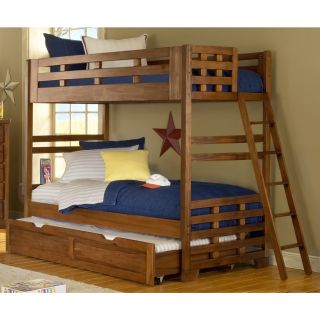 Rockford International Hardy Twin Bunk Bed With Optional Trundle Brown Size Twin