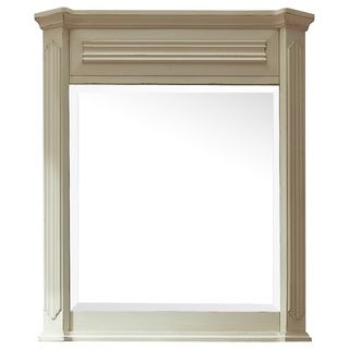 Avanity Kingswood 30 inch Mirror In Distressed White Finish