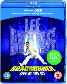 Lee Evans Roadrunner   Live at The O2 3D (Includes 3D Blu Ray, 2D Blu Ray and DVD)      Blu ray