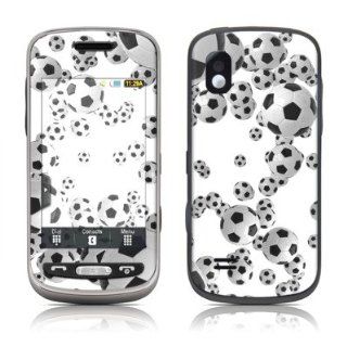 Lots of Soccer Balls Design Skin Decal Sticker for Samsung Solstice SGH A887 Cell Phone Cell Phones & Accessories