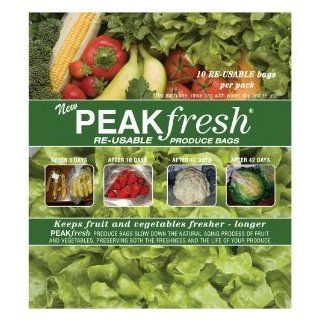 Peak Fresh Re Usable Produce Bags **Set of Two** (20 bags total) Health & Personal Care