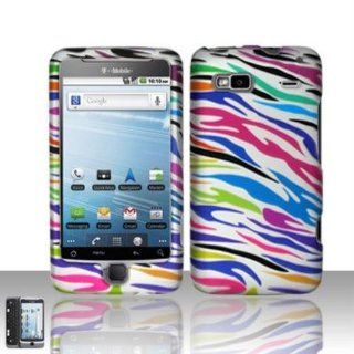 Rubberized Colorful Zebra Design for HTC HTC T Mobile G2 Cell Phones & Accessories