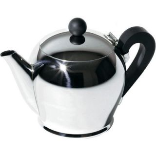 Alessi Bombe Teapot 12/8 Finish Stainless Steel
