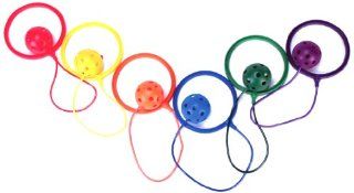 Gonge Lemon Twist Jump Ropes, Assorted Colors, Set of 6 Toys & Games