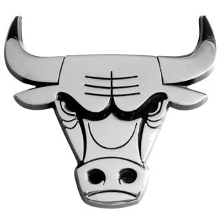 Nba Chicago Bulls Chromed Metal Emblem