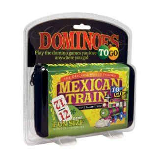 Mexican Train To Go, Number Dominoes Toys & Games