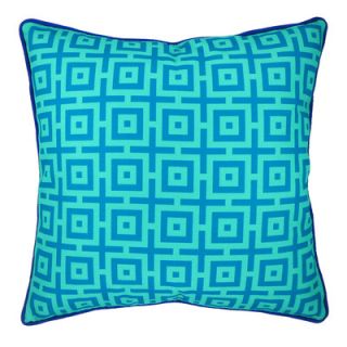 NECTARmodern And In Summation Geometric Throw Pillow 3001 Color Blue