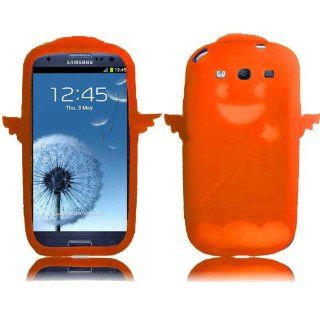 Orange Angel Silicone Jelly Skin Case Cover fo SAMSUNG GALAXY S3 S III i747 (ATT) / i535 (Verizon)/ T999 (T mobile) / L710 (Sprint) / i9300 Cell Phones & Accessories