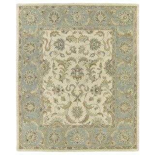 Hand tufted Joaquin Beige Kashan Wool Rug (5 X 79)