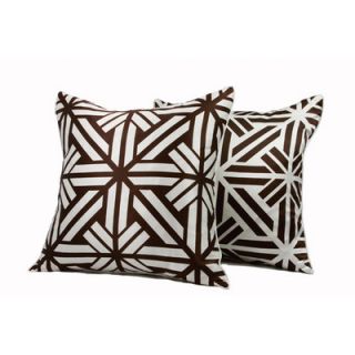 Plush Living Pallas Silk Pillow 32100 Color Pinecone Brown