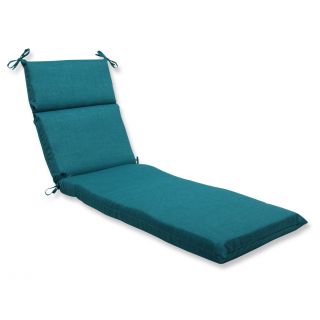 Pillow Perfect Outdoor Teal Chaise Lounge Cushion