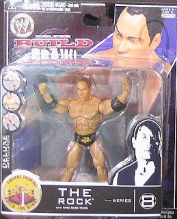 WWE Build N' Brawl Series 8 The Rock Action Figure Toys & Games