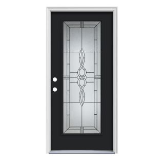ReliaBilt Full Lite Prehung Inswing Steel Entry Door (Common 32 in x 80 in; Actual 33.5 in x 81.75 in)