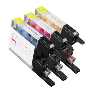 Sophia Global Brother Lc75 Compatible 3 piece Color Ink Cartridge Replacement Set (remanufactured)