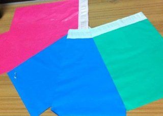 100 Hot Pink, Teal, or Blue 9"x12" Poly Mailer Bags (100 9"x12" Hot Pink Poly Mailer Envelopes) 