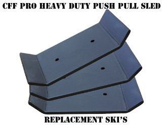 CFF Pro Sled Heavy Duty Replacement Ski's   Fit's the CFF Pro Push/Pull Sled  Exercise Equipment  Sports & Outdoors