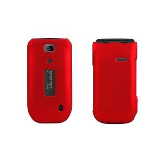 Alcatel T768 Protex Red Rubber Feel Cell Phones & Accessories