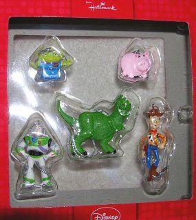 Shop Disney Toy Story Set of 5 Holiday Christmas Ornaments   Woody Buzz Lightyear Hamm Alien and Rex at the  Home D�cor Store