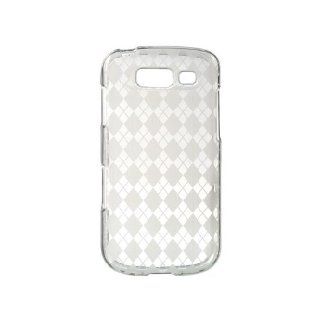 Transparent Clear Argyle Diamond Flex Cover Case for Samsung Galaxy S Blaze 4G SGH T769 Cell Phones & Accessories