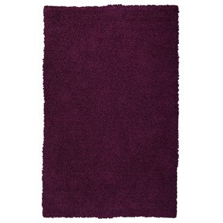 Sands Goa Purple Super Thick Shag Area Rug (5 X 8)