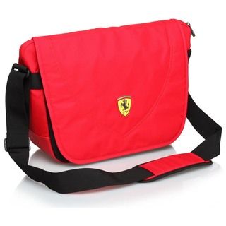 Ferrari Travelers Red Messenger Bag