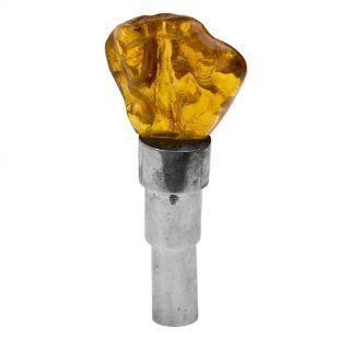Sterling Silver Amber Knob for Cane Graciana Jewelry