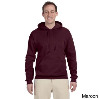Jerzees Mens 50/50 8 ounce Nublend Fleece Hooded Sweatshirt Brown Size XXL