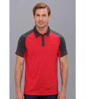 The North Face S/S Rock Polo Mens Short Sleeve Knit (Red)