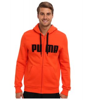 PUMA Hooded Fleece Jacket Mens Sweatshirt (Red)